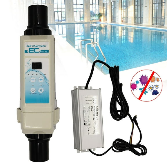 CNCEST 20g/H 110V Salt Water Pool Chlorine Generator System Chlorinator Swimming Pool
