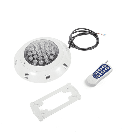 CNCEST 24W Swimming Pool Light Underwater RGB LED Bulb+Remote IP68 Waterproof
