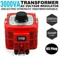 thumbnail image 1 of CNCEST 3000w 30Amp 110V Transformer Variac Variable AC Voltage Regulator Metered USA, 1 of 10
