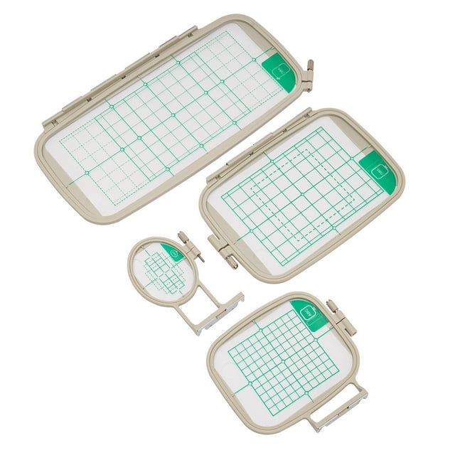 Set 4 Cerchi Da Ricamo Per Macchine Brother – Piccolo, Medio, Grande E XL – Compatibili Con SA442/443/444/445 - 5