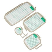 CNCEST 4pc/Set Embroidery Hoops Frames for Brother Machine PC6500 PC8200 PC8500 PC8500D