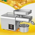 thumbnail image 1 of CNCEST Automatic Oil Press 304 Stainless Steel Commercial Nuts Seeds Oil Pumping Machine Squeezer, 1 of 11