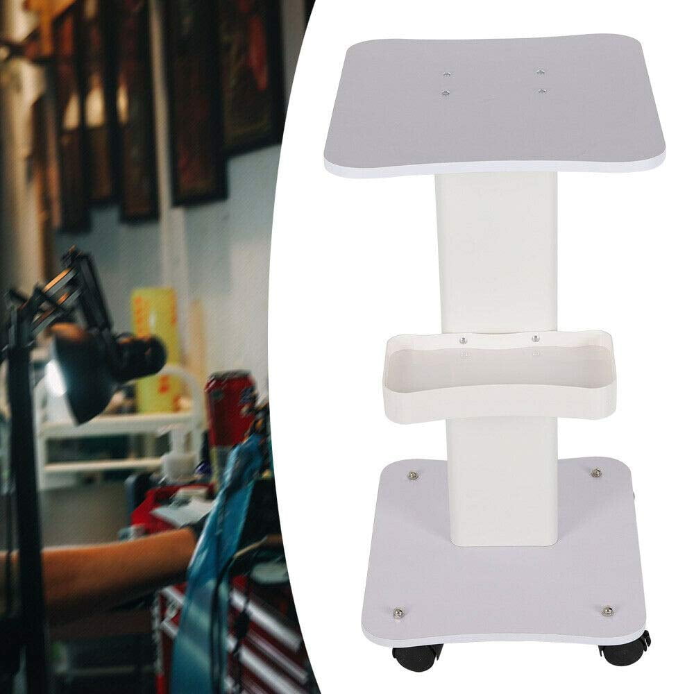 CNCEST Beauty Instrument Cart Salon Spa Equipment Health Beauty Instrument Cart Beauty Instrument Tray Roller Cart Wheel Silent Tire (Aluminum ABS)