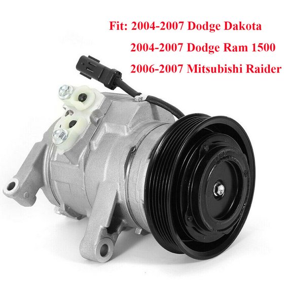 CNCEST CO 10800C A/C Air Compressor for Dodge Dakota Ram 1500 V6 3.7L & V8 4.7L 2004 2005-2007 US Heavy Duty