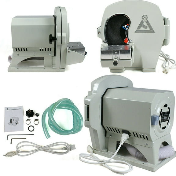 CNCEST Dental Wet Model Trimmer Abrasive Machine Plaster Abrasive Grinder 500W JT19 New