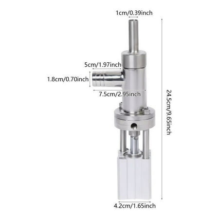 CNCEST Filling Nozzle Head For Liquid & Paste Filling Machine Anti-Drip Stainless Steel