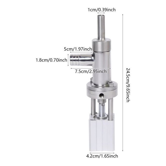 CNCEST Filling Nozzle Head For Liquid & Paste Filling Machine Anti-Drip Stainless Steel