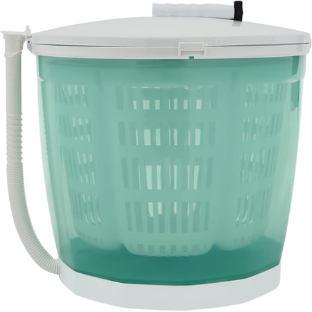 CNCEST Mini Portable Manual Non- Washing Machine, 2 in 1 Spin Dryer, Compact Washer, Green