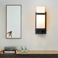 thumbnail image 1 of CNCEST Modern Outdoor Exterior Wall Lantern Light Fixture Porch Patio Garage Wall Lamp Sconce, 1 of 10