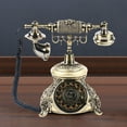 thumbnail image 1 of Old Fashioned Desk Phone Antique Rotary Dial Telephone Retro Landline for Home Decor, 1 of 9