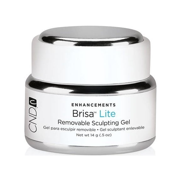 CND - Brisa Lite Removable Sculpting Gel - Pure White Opaque 0.5 oz