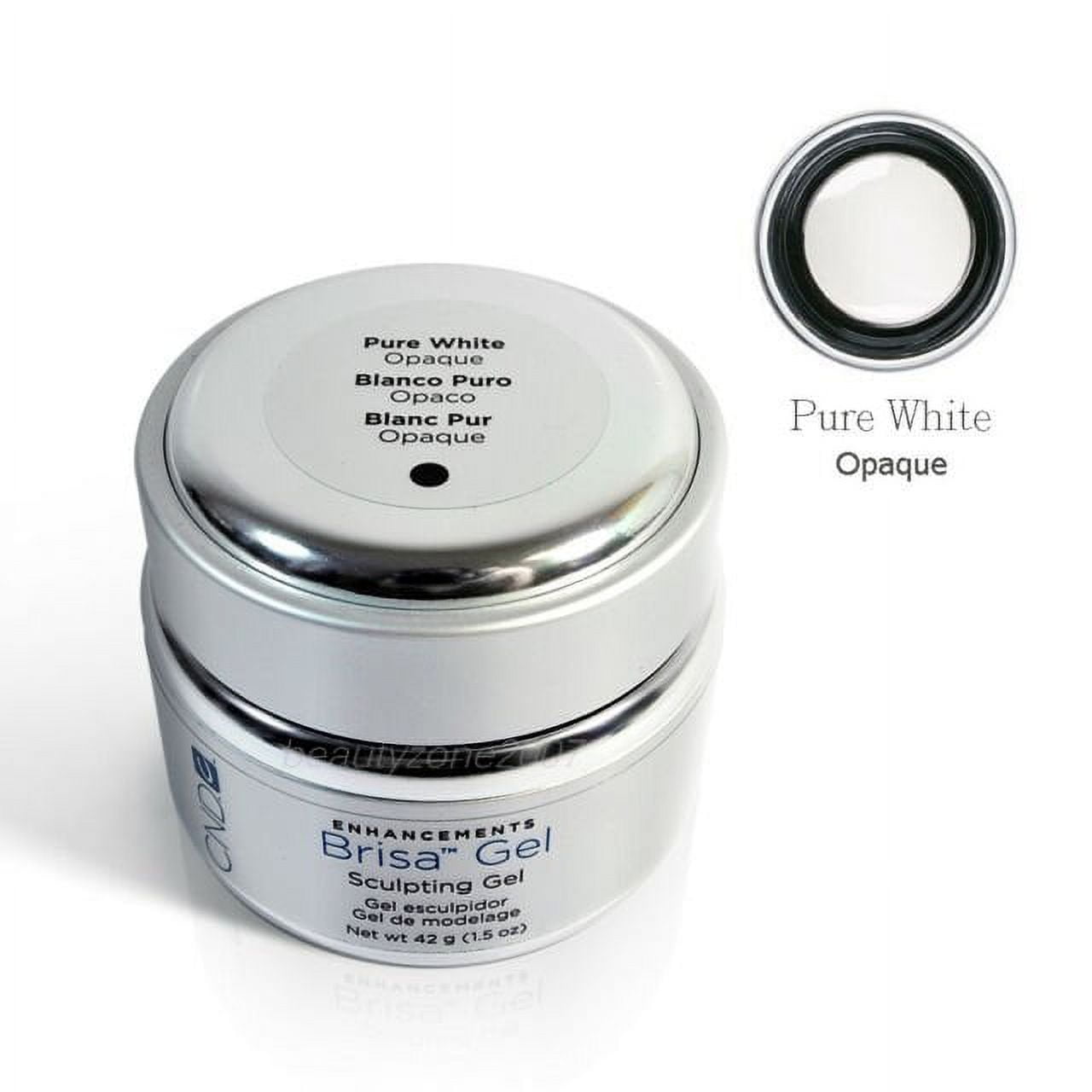 CND Brisa Sculpting Gel - Pure White Opaque 1.5oz / 42g