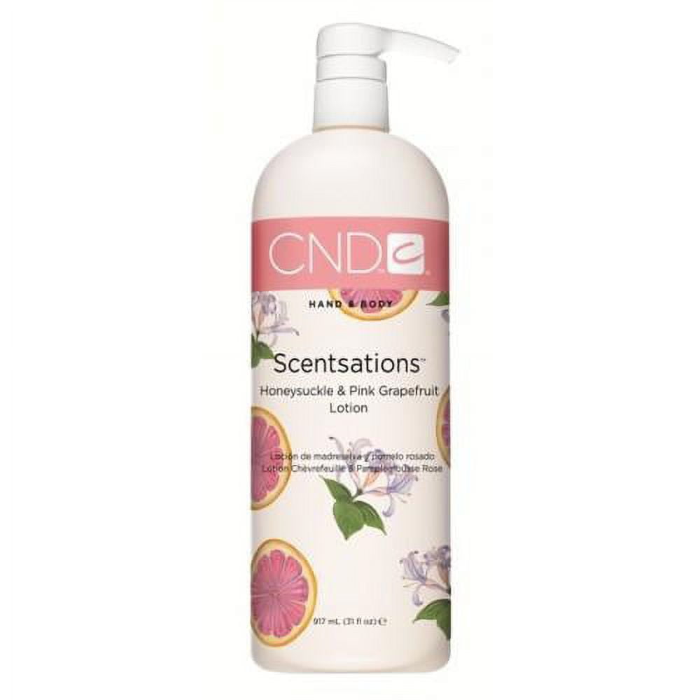 CND HAND & BODY LOTION HONEYSUCKLE & PINK GRAPEFRUIT 31 FL OZ