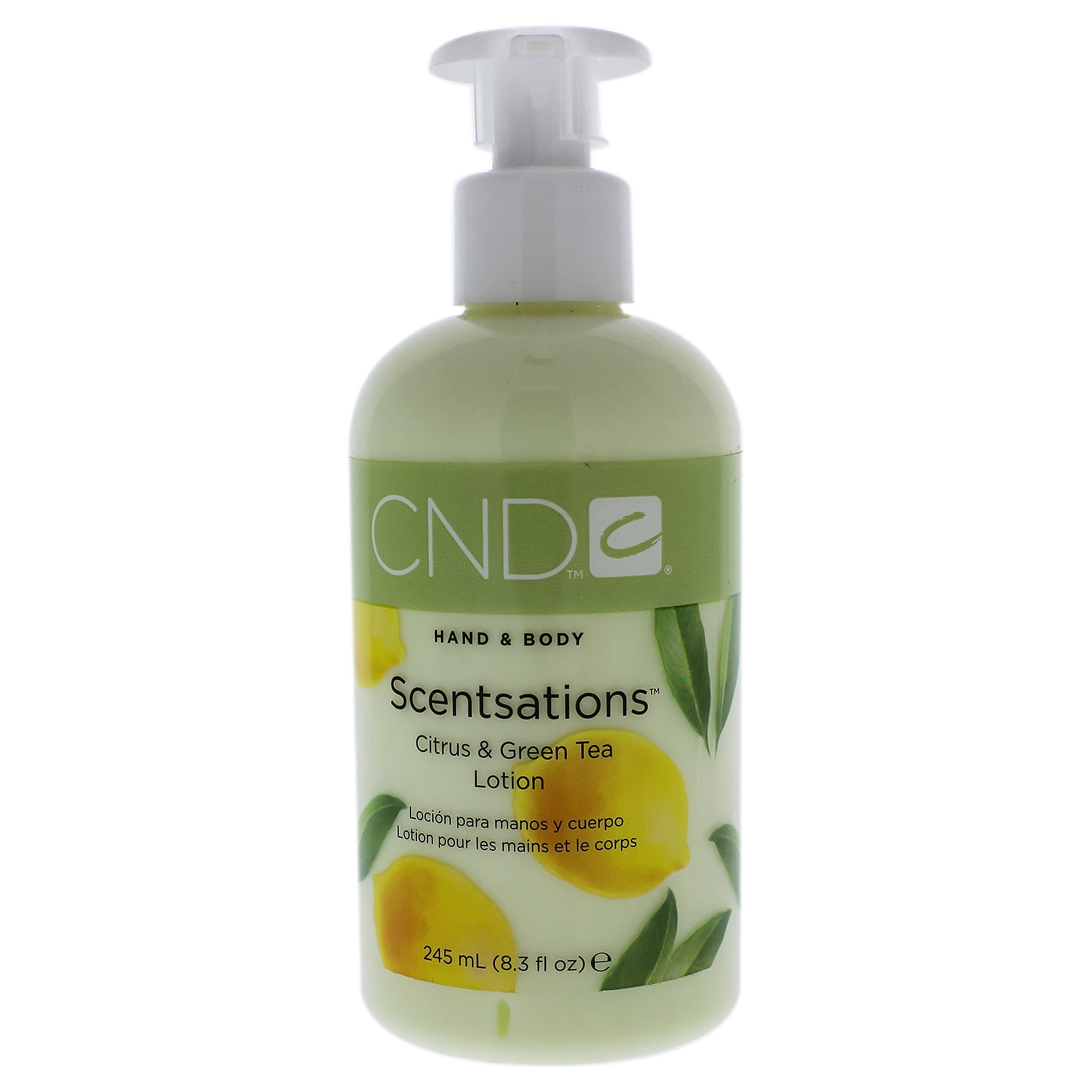 Skrøbelig sej pakke CND Hand & Body Scentsations Citrus & Green Tea Lotion, 8.3 Oz - Walmart.com