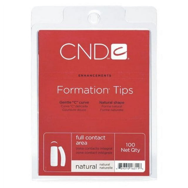 CND Nail Fomation Tips, Natural, 100 Ct
