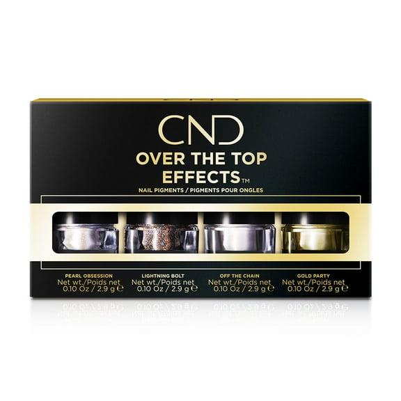CND OVER THE TOP EFFECTS KIT - 4 Nail Pigments x 0.10oz/2.9g