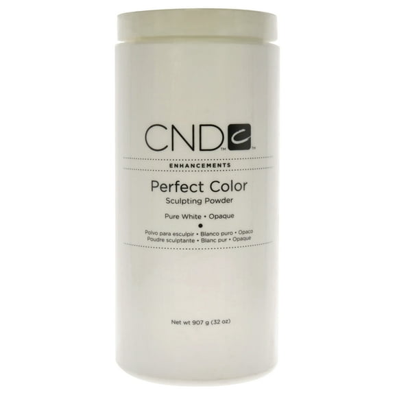 CND - Perfect Color Acrylic Powder - Pure White - Opaque 32 oz