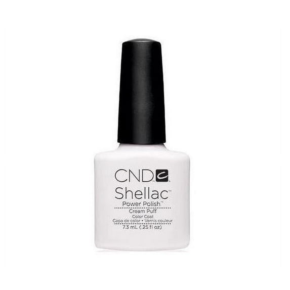 CND Shellac CREAM PUFF 0.25 oz * BEAUTY TALK LA *