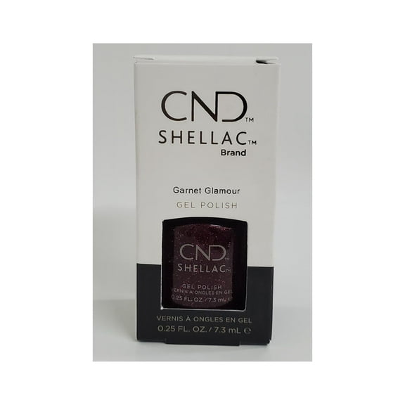 Shellac Nail Color - Garnet Glamour by CND for Women - 0.25 oz Nail Polish