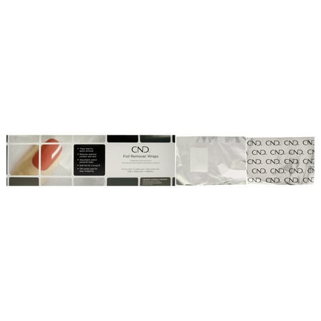 CND Shellac Gel Nail Polish Acetone Remover Foil Wraps, 250 Count