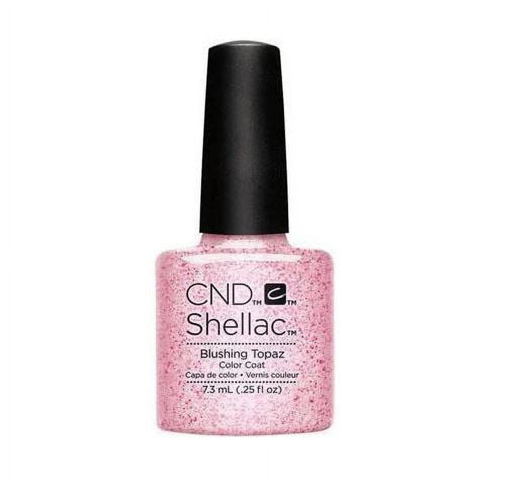 CND Shellac Gel Nail Polish Blushing Topaz, Long-Lasting, 0.25 oz, 1 Count, Bottle