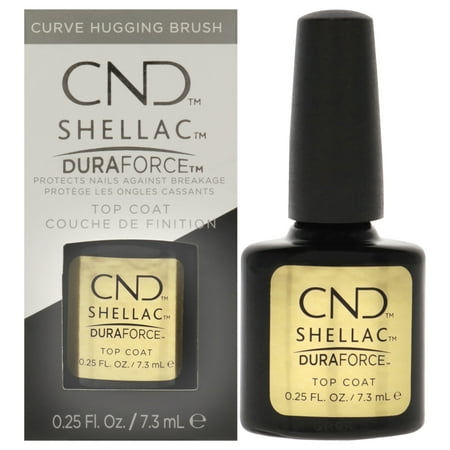 CND Shellac Gel Nail Polish, Duraforce Top Coat, 0.25 Fl Oz