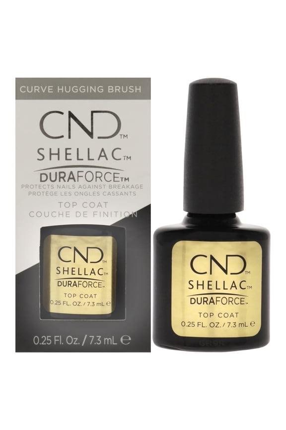 Shellac Gel Nail Polish, Duraforce Top Coat, 0.25 Fl Oz