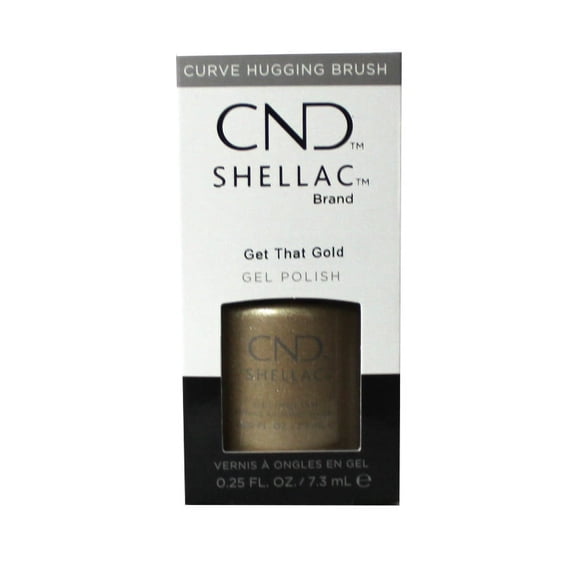 CND Shellac Gel Nail Polish Gel That Gold 0.25 Ounce