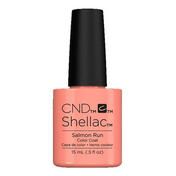 CND Shellac Gel Nail Polish, Salmon Run, 0.25 Fl Oz
