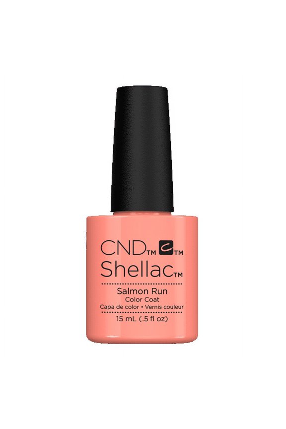 Shellac Gel Nail Polish, Salmon Run, 0.25 Fl Oz