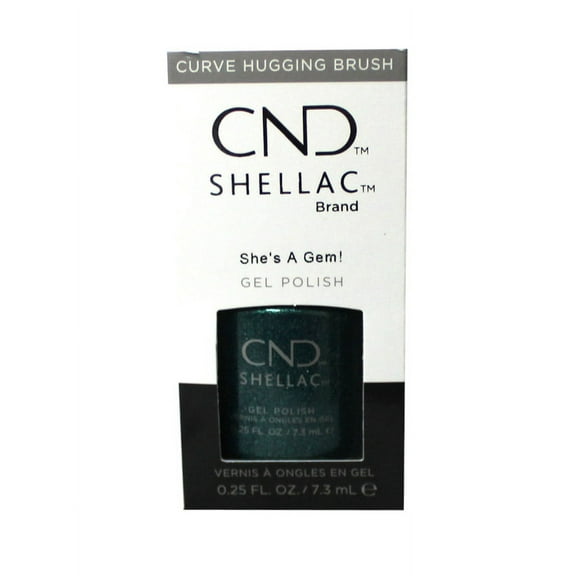 CND Shellac Gel Nail Polish She's A Gem! 0.25 Ounce