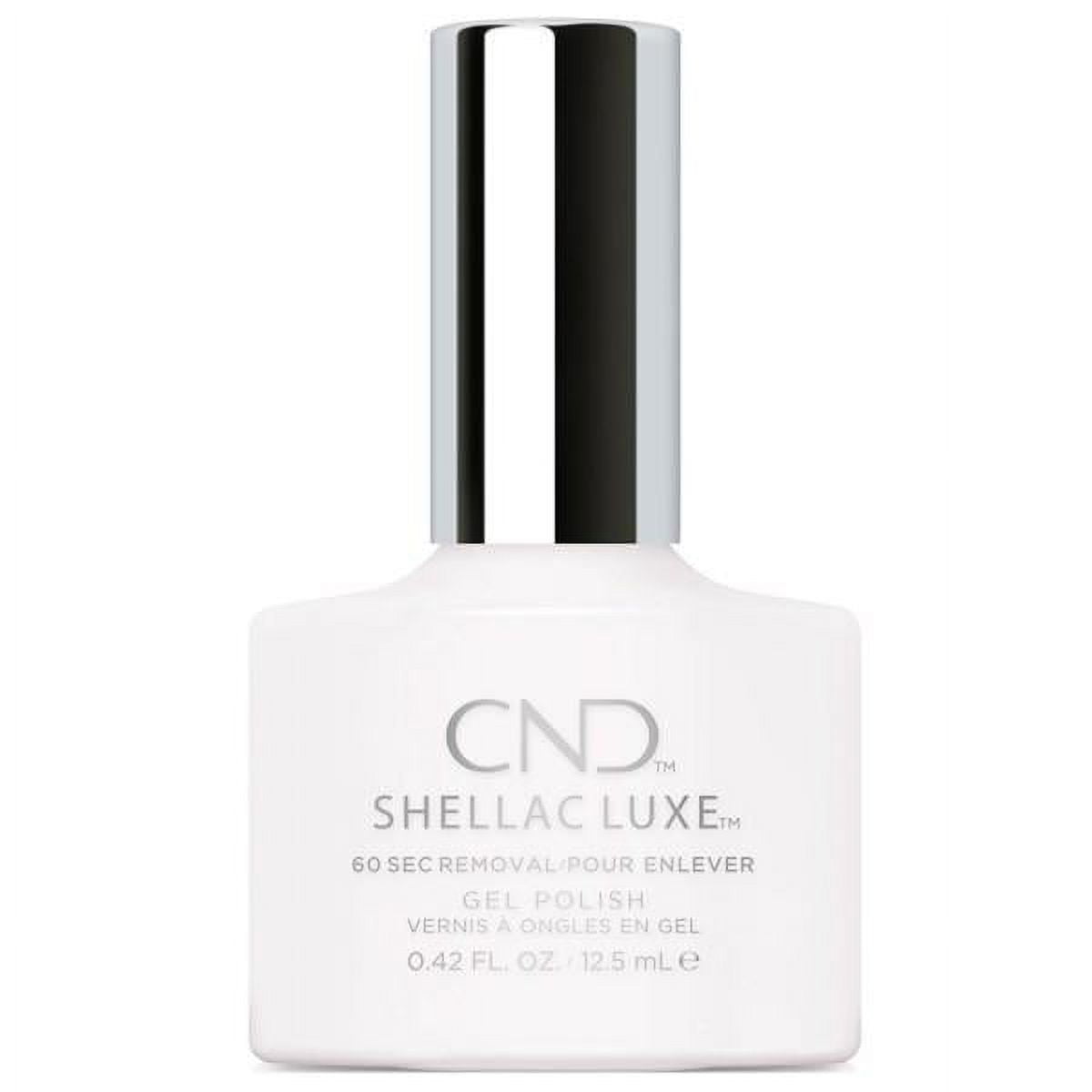 CND Shellac Luxe Gel Nail Polish, Cream Puff, 0.42 Fl Oz