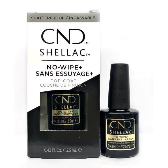 CND Shellac NO-WIPE+ TOP COAT 0.42oz/12.5ml