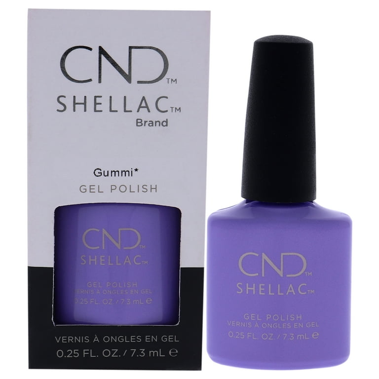 CND Shellac Nail Color - Gummi, 0.25 oz, UV Lamp Cured, Long