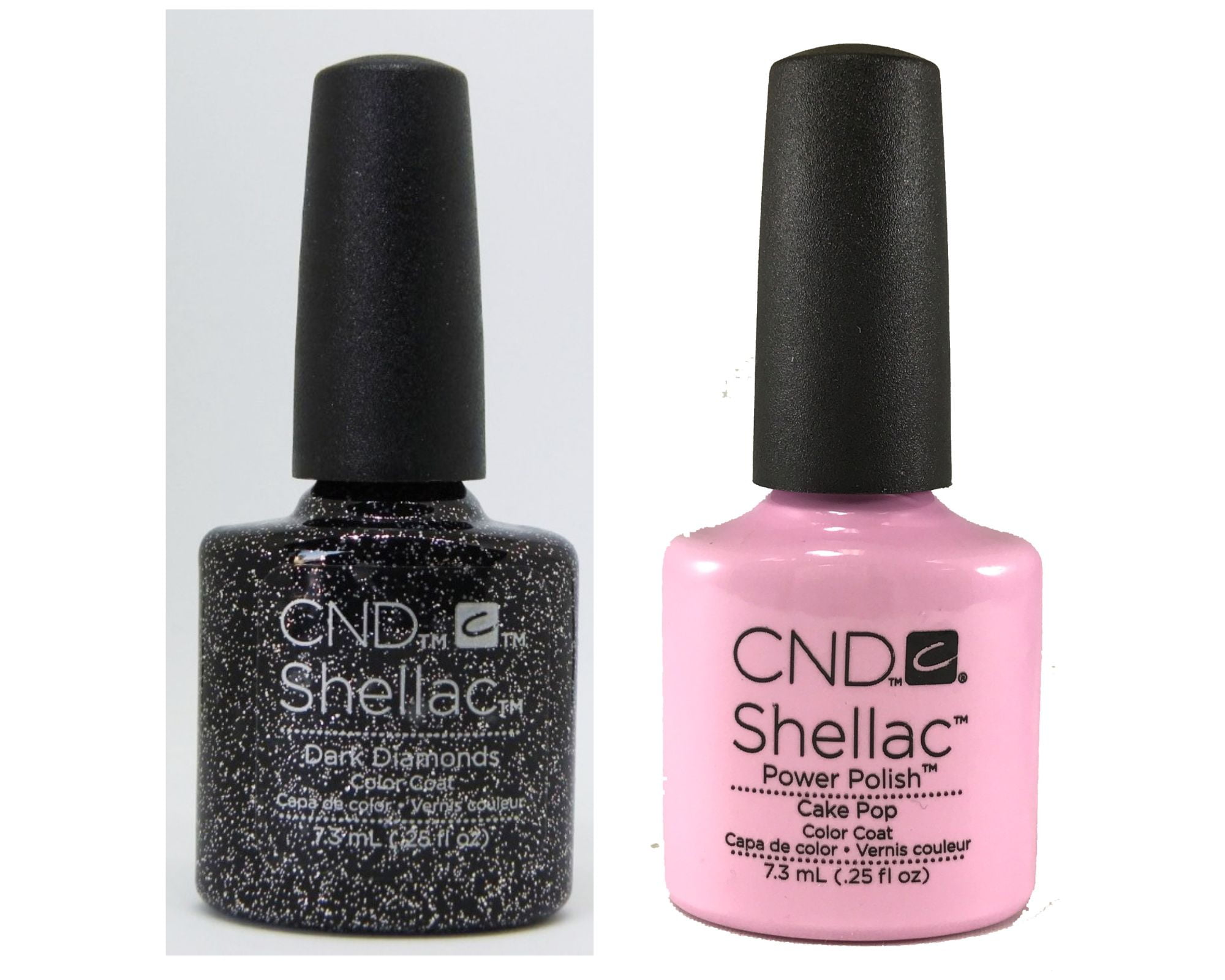 CND Shellac Nail Polish - Dark Diamonds + Cake Pop