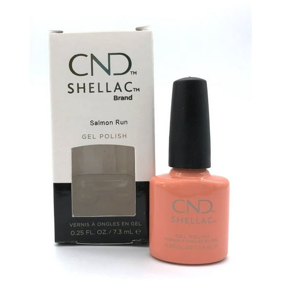 CND Shellac UV Gel Nail Polish Salmon Run 0.25 oz.