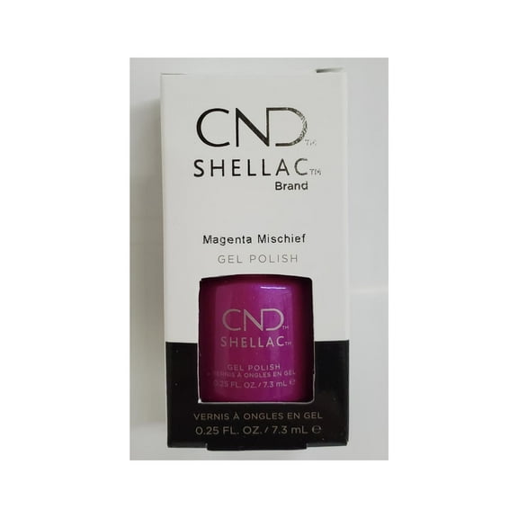 CND Shellac UV Gel Polish - Magenta Mischief 0.25oz / 7.3ml