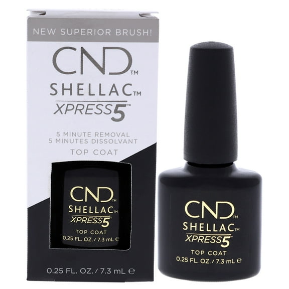 CND Shellac Xpress 5 Top Coat Nail Polish 0.25 oz