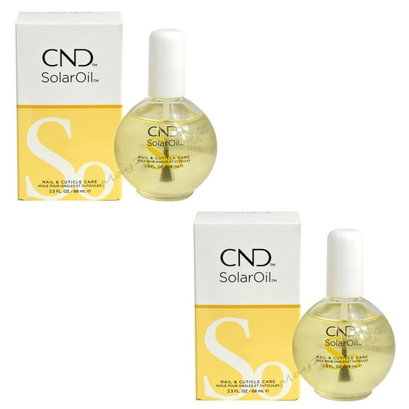 CND Solar Oil Nail & Cuticle conditioner Jojoba Oil and Vitamin E 2.3 oz Pack of 2