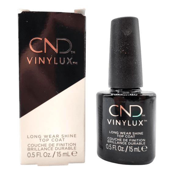CND Vinylux Long Wear Shine Top Coat Nail Polish 0.5 oz