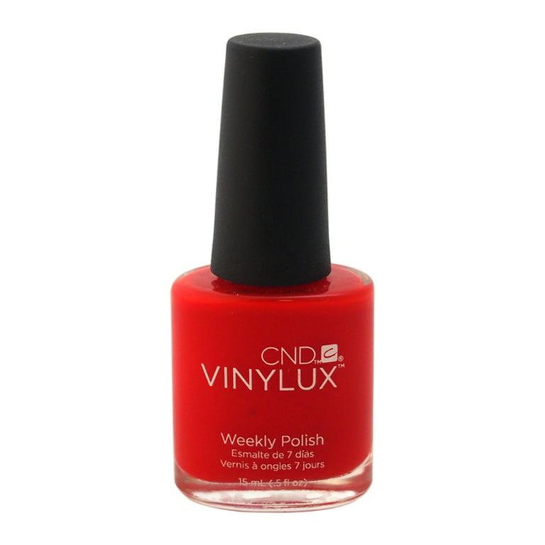 Vilje cyklus Ekstrem CND Vinylux Weekly Nail Polish, Rouge Red, 0.5 Fl Oz - Walmart.com