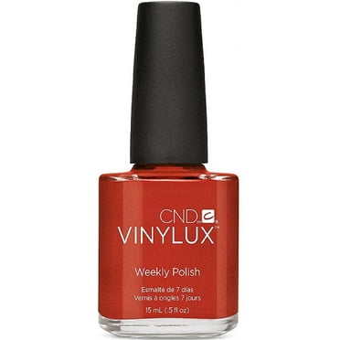 CND Vinylux Weekly Polish, Fine Vermillion 0.50 oz