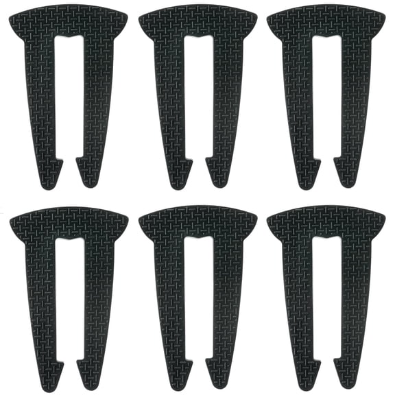 CNDRLEF Stove Knob Locks for Push-Turn Range Knobs, 6 Pack Heat-Resistant Silicone Guards, Tool-Free Install, Fits 4-12mm Clearance