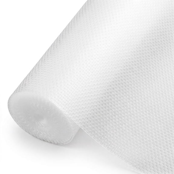Clear Non-Adhesive EVA Shelf Liner Roll, 11.8" x 118", Non-Slip Waterproof for Drawers, Cabinets, Fridge, Pantry