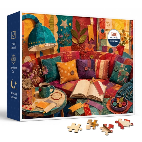 CNDRLEF Hobby Room Scene 500 Pieces Jigsaw Puzzle for Adults, 20.5 x 15 in
