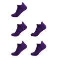 thumbnail image 1 of CNEJRHG 5Pairs Women Men Athletic Socks No Show Unisex Ankle Running Socks Low Cut Sports Hiking Socks,Size 5-13 Z1 Purple 5x, 1 of 4