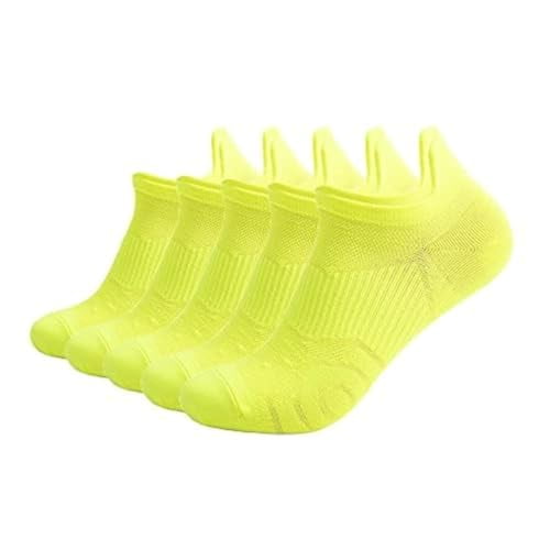 CNEJRHG 6packs/3Pairs Women Men Athletic Socks No Show Unisex Ankle Running Socks Low Cut Sports Hiking Socks,Size 5-12 Green