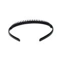 thumbnail image 1 of CNEJRHG Women's Men's Plastic Teeth Headbands Wavy Hair Band Non Slip Head Hoop Comb for Daily Formal Dress up wear Black, 1 of 4