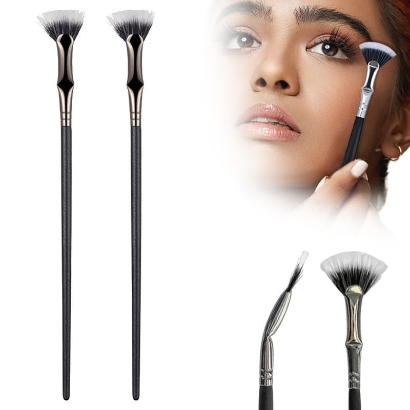 CNIDFGKSH 2024 Upgraded Folding Scalloped Lash Brush, Precision Eyelash