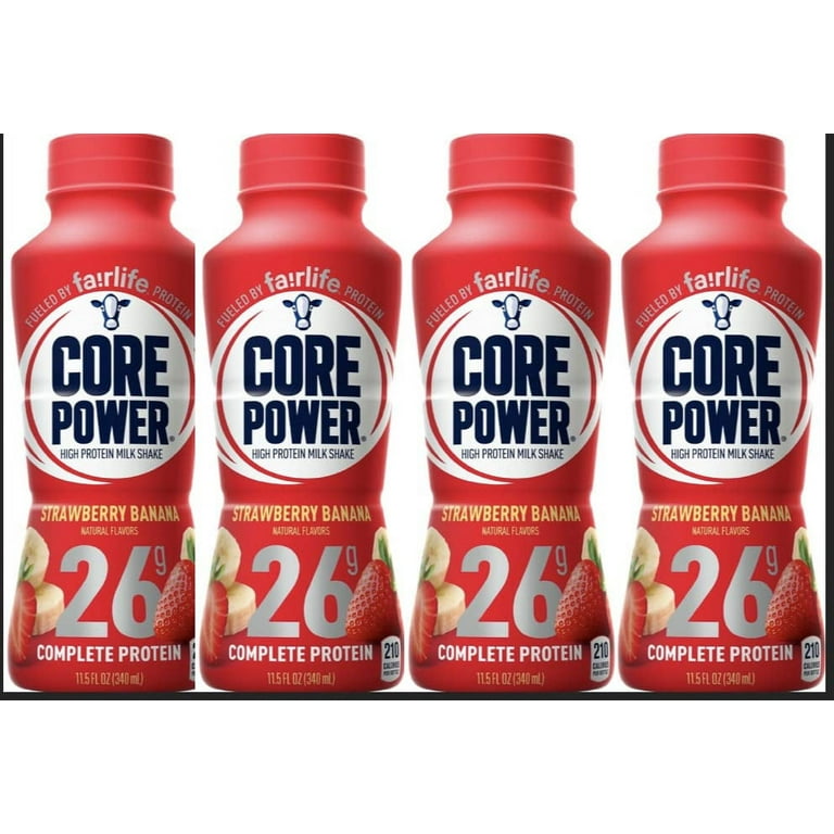 Fairlife Core Power Strawberry Banana Protein Shake, 26g, 4-Pack 